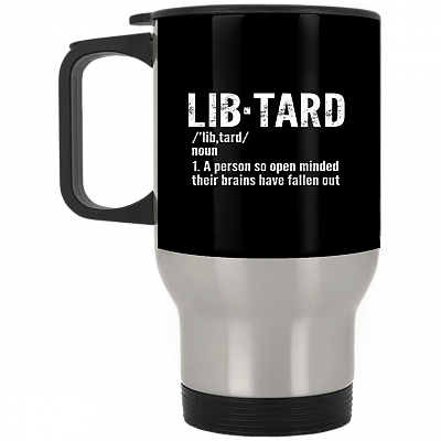 14 oz. Silver Travel Mug