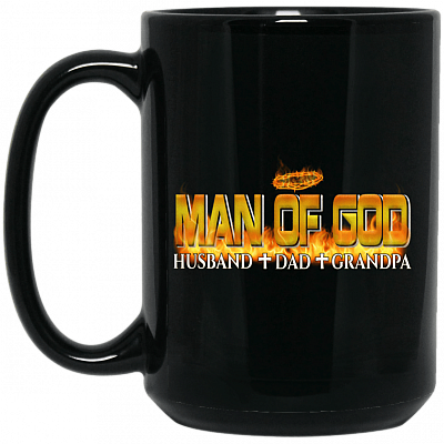 15 oz. Black Mug