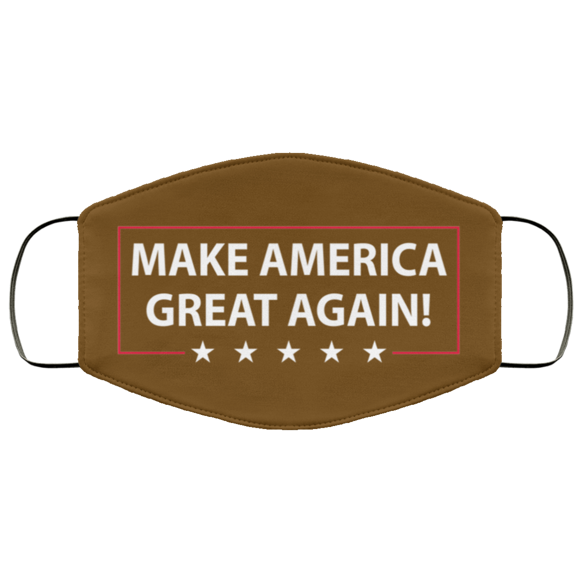 Make America Great Again Cloth Face Mask, Brown, Cloth Face Mask