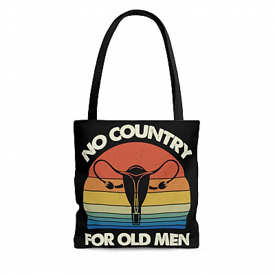 No Country for Old Men Feminist Gift All Over Print Tote Bag