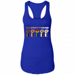Together We Rise Tank Top - Black Lives Matter Tank Top - Equality Social Justice Tank Top, Royal, Ladies Racerback Tank