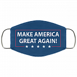 Make America Great Again Cloth Face Mask, Royal, Cloth Face Mask