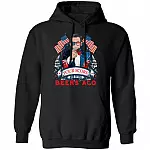 Abraham Four Score 4th July Hoodie, Black, Hoodie