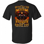 I'm A Grumpy Old Man I Was Born In April I'll Just Shoot You Print On Back T-Shirt - Legends Born In April Back Shirt, Black, Unisex T-Shirt I'm A Grumpy Old Man I Was Born In April I'll Just Shoot You Print On Back T-Shirt - Legends Born In April Back Shirt, Black, Unisex T-Shirt