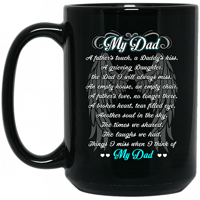 15 oz. Black Mug