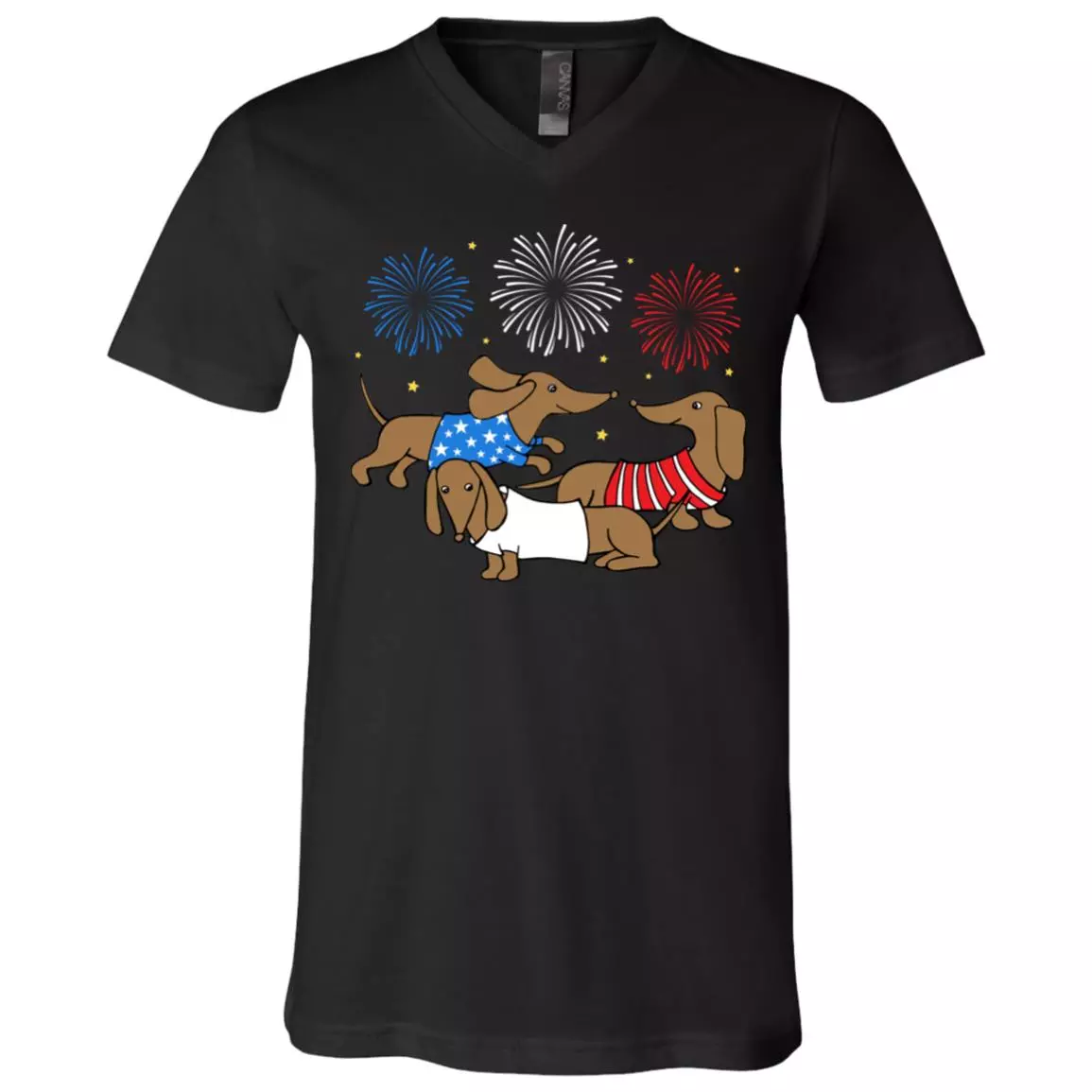 Happy Patriotic 4th July Dachshund T-Shirt - Proud Independence America USA Flag Patriot Dachshund Gift Shirt, Black, V-Neck T-Shirt Happy Patriotic 4th July Dachshund T-Shirt - Proud Independence America USA Flag Patriot Dachshund Gift Shirt, Black, V-Neck T-Shirt