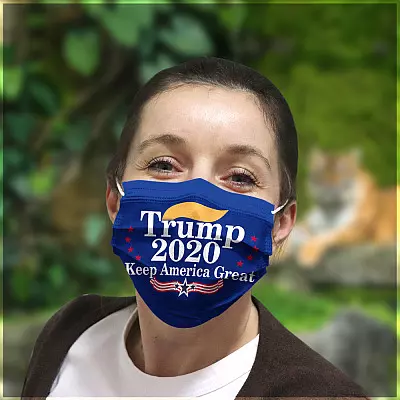 Alternative view of Trump 2020 Make American Great Again Washable Reusable Custom – Printed Cloth Face Mask Cover