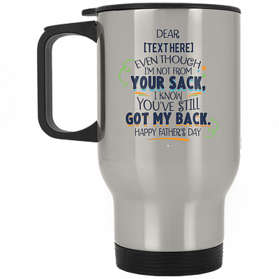 14 oz. Silver Travel Mug