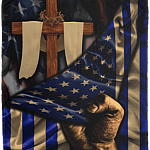 Christian Cross American Flag Fleece Blanket - Premium Sherpa Blanket - Woven Blanket, White, Cozy Plush Fleece Blanket - 50x60 Christian Cross American Flag Fleece Blanket - Premium Sherpa Blanket - Woven Blanket, White, Cozy Plush Fleece Blanket - 50x60