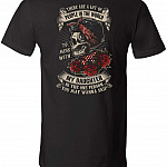 There are A Lot of People in The World to Mess with My Daughter T-Shirt, V-neck T-Shirt, Black