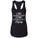 My Alone Time Is For Everyone's Safety Cotton Tank Top Tee - Sarcastic Humor Novelty Ladies Racerback Tank, Black, Ladies Racerback Tank My Alone Time Is For Everyone's Safety Cotton Tank Top Tee - Sarcastic Humor Novelty Ladies Racerback Tank, Black, Ladies Racerback Tank