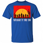 Outlaws to The End T-Shirt, Royal, Unisex T-Shirt