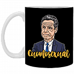 Cuomosexual Ceramic Coffee Mug - Beer Stein - Water Bottle - Governor Cuomo Cuomosexual Lover Gift, Black, 11 oz. White Mug