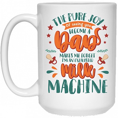15 oz. White Mug