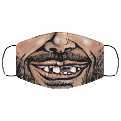 John Finlay Tiger King Joe Exotic Ex-husband Smiling Washable Reusable Custom Printed Cloth Face Mask Cover, White, Cloth Face Mask