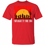 Outlaws to The End T-Shirt, Red, Unisex T-Shirt