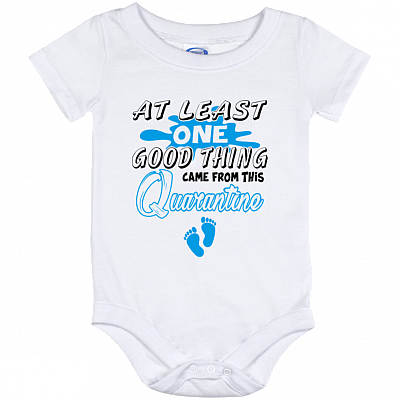 At Least One Good Thing Game from This Quarantine Cute Gift For New Baby Baby Onesie - Baby Infant Bodysuit, White, Baby Onesie - 12 Month