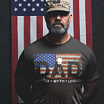 Proud Veteran Dad Man Myth Legend Patriotic America Flag T-Shirt - Cool Dad Veteran Father's Day Gift T-Shirt-mockup-of-a-veteran-soldier-wearing-a-t-shirt-in-parade-rest-position Proud Veteran Dad Man Myth Legend Patriotic America Flag T-Shirt - Cool Dad Veteran Father's Day Gift T-Shirt-mockup-of-a-veteran-soldier-wearing-a-t-shirt-in-parade-rest-position