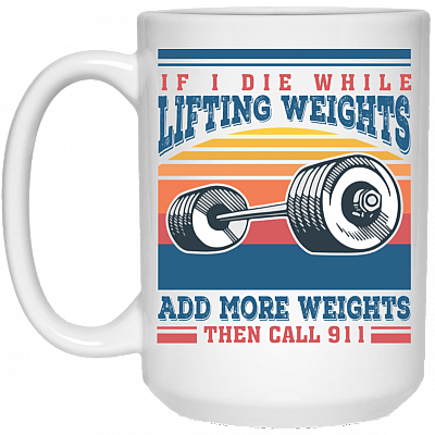 15 oz. White Mug