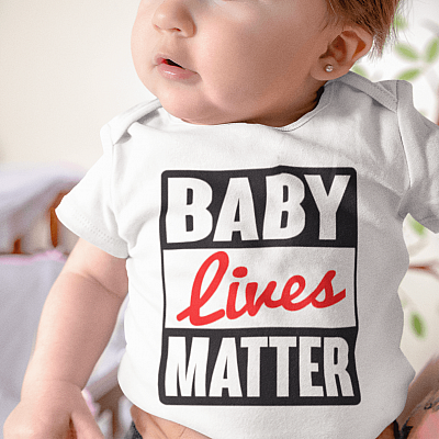 Alternative view of Baby Lives Matter - Anti Abortion Movement Baby Onesie - Baby Toddlers Bodysuit
