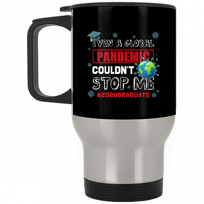 14 oz. Silver Travel Mug
