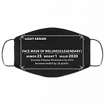 Light Armor Face Mask Of Wellness Legendary Washable Reusable Custom – Printed Cloth Face Mask Cover, Black, Cloth Face Mask Light Armor Face Mask Of Wellness Legendary Washable Reusable Custom – Printed Cloth Face Mask Cover, Black, Cloth Face Mask