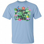 Sandy Toes And Salty Lips T-Shirt - Funny Love Beach Shirt, Light Blue, Unisex T-Shirt Sandy Toes And Salty Lips T-Shirt - Funny Love Beach Shirt, Light Blue, Unisex T-Shirt