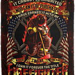 It Cannot Be Inherited Nor Can It Be Purchased Firefighter Prayer Fleece Blanket - Premium Sherpa Blanket, White, Cozy Plush Fleece Blanket - 50x60 It Cannot Be Inherited Nor Can It Be Purchased Firefighter Prayer Fleece Blanket - Premium Sherpa Blanket, White, Cozy Plush Fleece Blanket - 50x60
