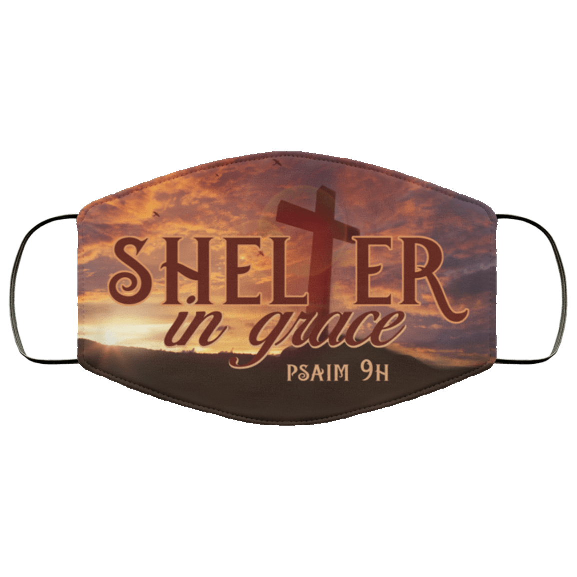 Shelter In Grace Psalm 91 1 Washable Reusable Custom – Printed Cloth Face Mask Cover, White, Cloth Face Mask Shelter In Grace Psalm 91 1 Washable Reusable Custom – Printed Cloth Face Mask Cover, White, Cloth Face Mask