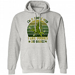 I'm A Simple Man I Like Doobies And Boobies Weed Saying Hoodie - Funny Father's Day Cannabis Leaf Meme Shirt, Ash, Hoodie