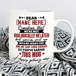 6VT. GẤP Not Biological Dad Personalized mk4