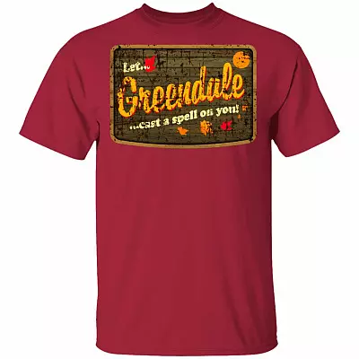 Let Greendale Cast A Spell On You T-Shirt, Cardinal, Unisex T-Shirt