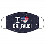 I Love Dr. Fauci American Flag Washable Reusable Custom – Printed Cloth Face Mask Cover, White, Cloth Face Mask I Love Dr. Fauci American Flag Washable Reusable Custom – Printed Cloth Face Mask Cover, White, Cloth Face Mask