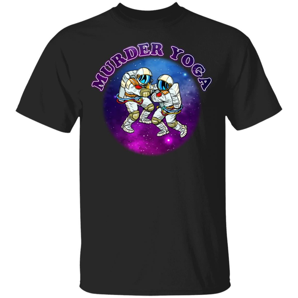 Murder Yoga Astronaut T-Shirt - Vintage Choke Dealer BJJ Shirt, Black, Unisex T-Shirt Murder Yoga Astronaut T-Shirt - Vintage Choke Dealer BJJ Shirt, Black, Unisex T-Shirt