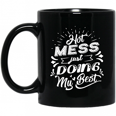 11 oz. Black Mug