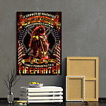 4VT. Firefighter Not Be Inherited canvas mockup
