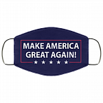 Make America Great Again Cloth Face Mask, Navy, Cloth Face Mask