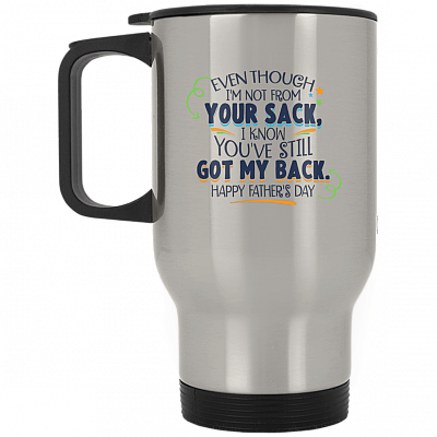 14 oz. Silver Travel Mug