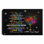 Personalized To My Love The Day I Met You I Have Found The One LGBT Framed Canvas Prints - Unframed Poster, White, 0.75'' Framed Canvas