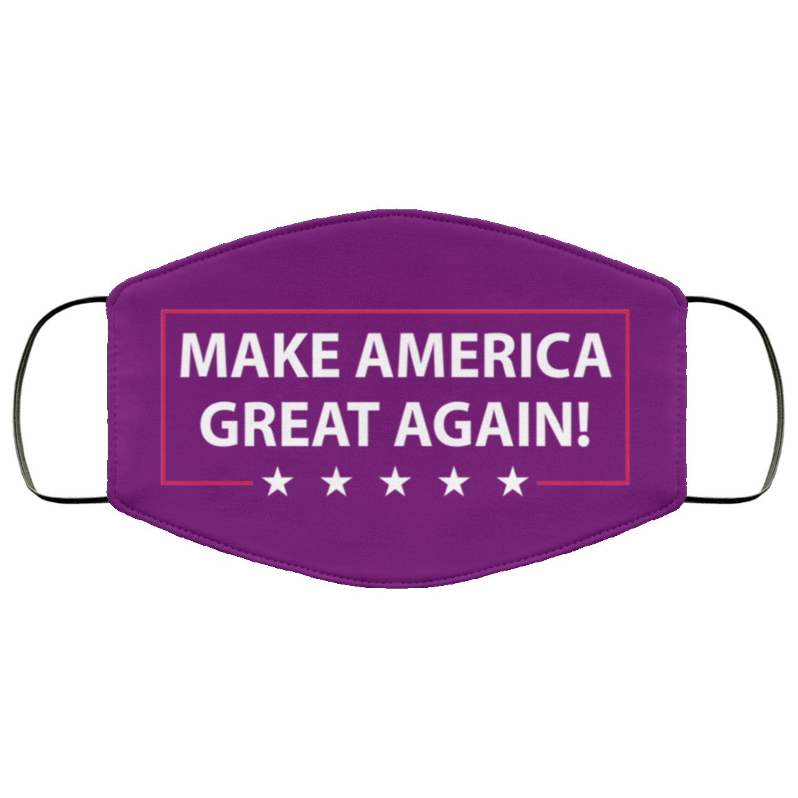 Make America Great Again Cloth Face Mask, Purple, Cloth Face Mask
