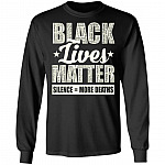 Black Lives Matter Silence Means Deaths Justice For Floyd Hoodie - Sweatshirt, Black, Long Sleeve