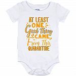 At Least One Good Thing Game from This Quarantined Gift For New Baby Baby Onesie - Baby Infant Bodysuit, White, Baby Onesie - 12 Month