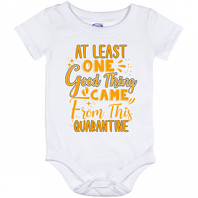 At Least One Good Thing Game from This Quarantined Gift For New Baby Baby Onesie - Baby Infant Bodysuit, White, Baby Onesie - 12 Month