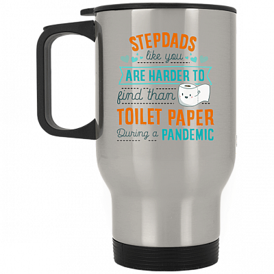 14 oz. Silver Travel Mug