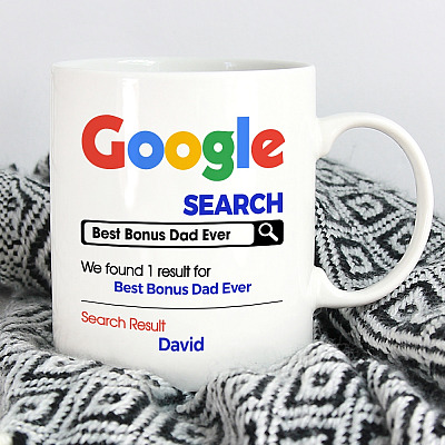 Alternative view of Personalized Search Best Bonus Dad Ever Gift For Dad Ceramic Coffee Mug - Beer Stein