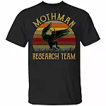 Mothman Research Team T-Shirt - Funny Mothman Shirt, Black, Unisex T-Shirt Mothman Research Team T-Shirt - Funny Mothman Shirt, Black, Unisex T-Shirt
