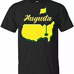 Augusta Go-lf T-Shirt, Unisex T-Shirt, Black