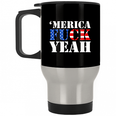 14 oz. Silver Travel Mug