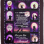 To My Girlfriend You Are My Always And Forever Fleece Blanket - Premium Sherpa Blanket - Woven Blanket, White, Cozy Plush Fleece Blanket - 50x60 To My Girlfriend You Are My Always And Forever Fleece Blanket - Premium Sherpa Blanket - Woven Blanket, White, Cozy Plush Fleece Blanket - 50x60