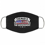 This Mask Is Useless Face Mask, Black, Cloth Face Mask